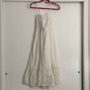 J. Crew NWT White Midi Dress
